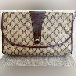 Vintage Gucci Supreme Sherry Line GG Clutch